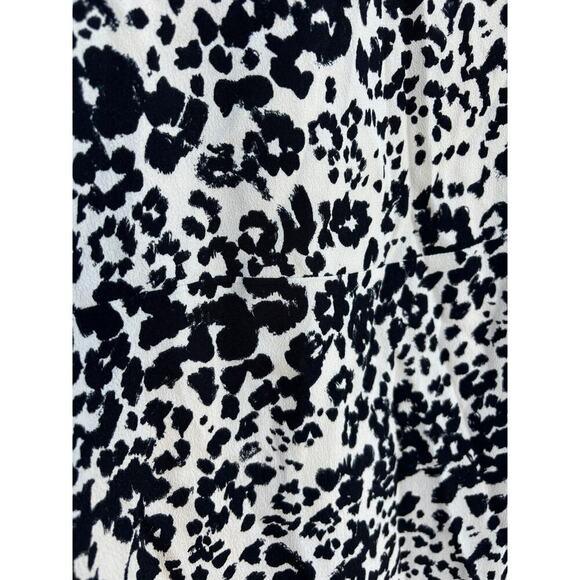 J.Crew Leopard Print Shift Dress, Long Sleeve, Pockets, Sz 6 - Picture 5 of 8